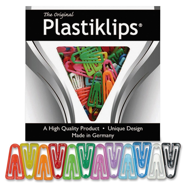 Plastic Paper Clips, Jr. Jumbo Clip